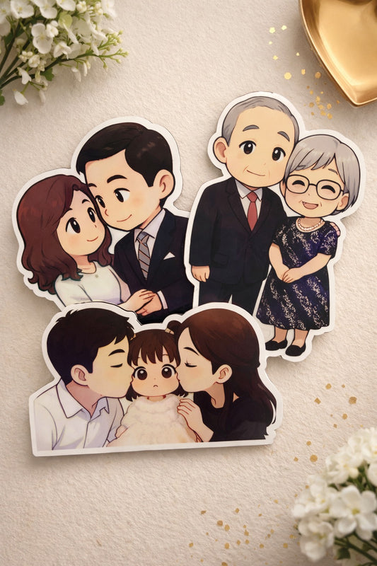 Custom Chibi Fridge Magnet