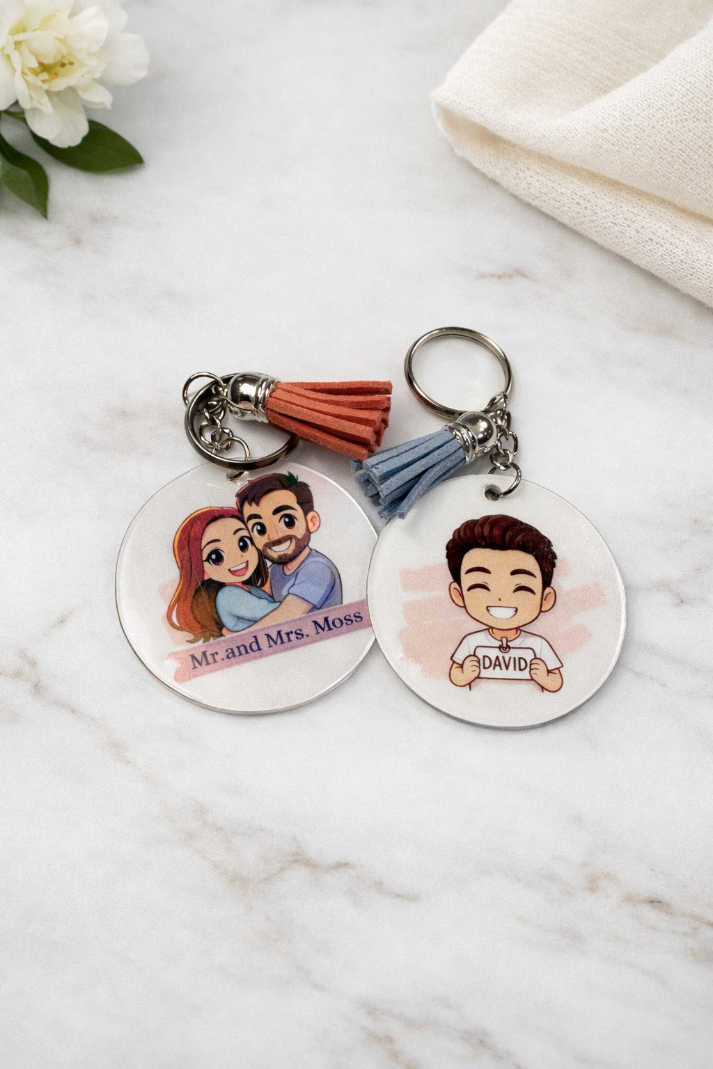 Custom chibi Acrylic Keychain