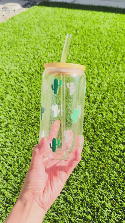 Cactus cutie glasscup