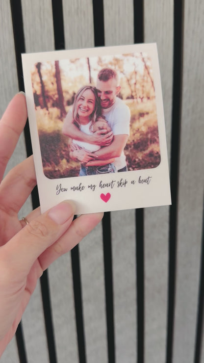 Personalized photo magnet